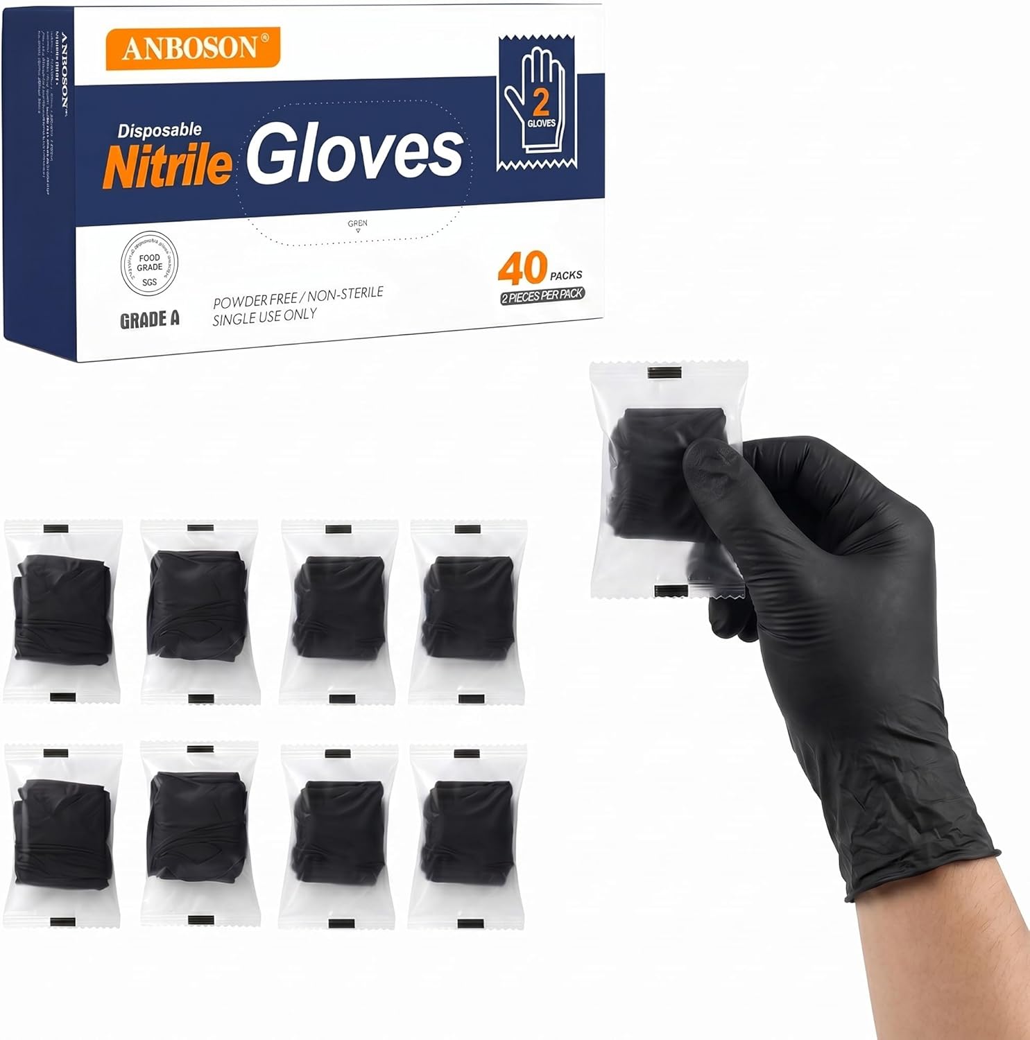 Nitrile Disposable Gloves 5mil - Latex Disposable Glove avis et prix