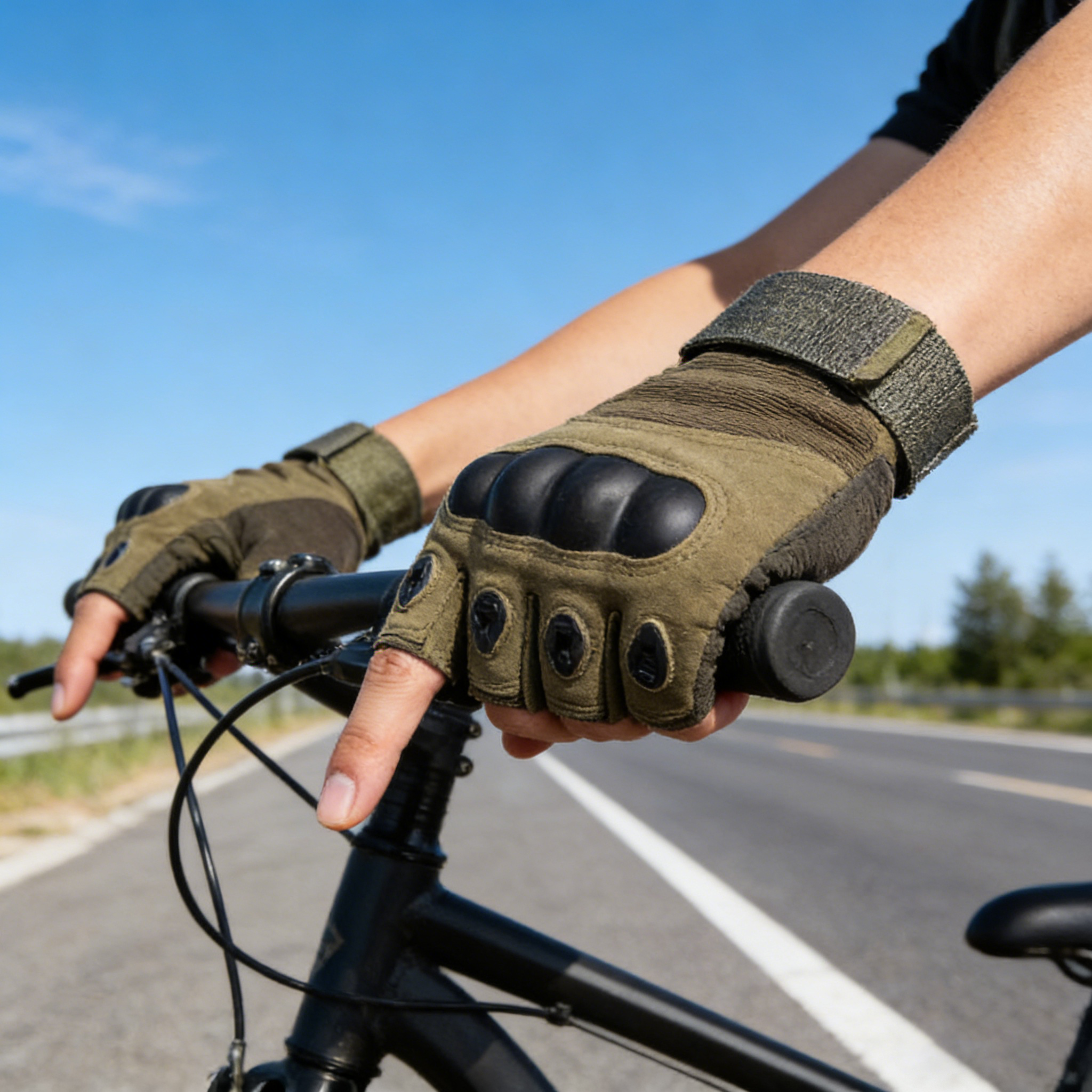 Tactical Hard Knuckle Half Fin - Motorcycle Glove Knuckle avis et prix